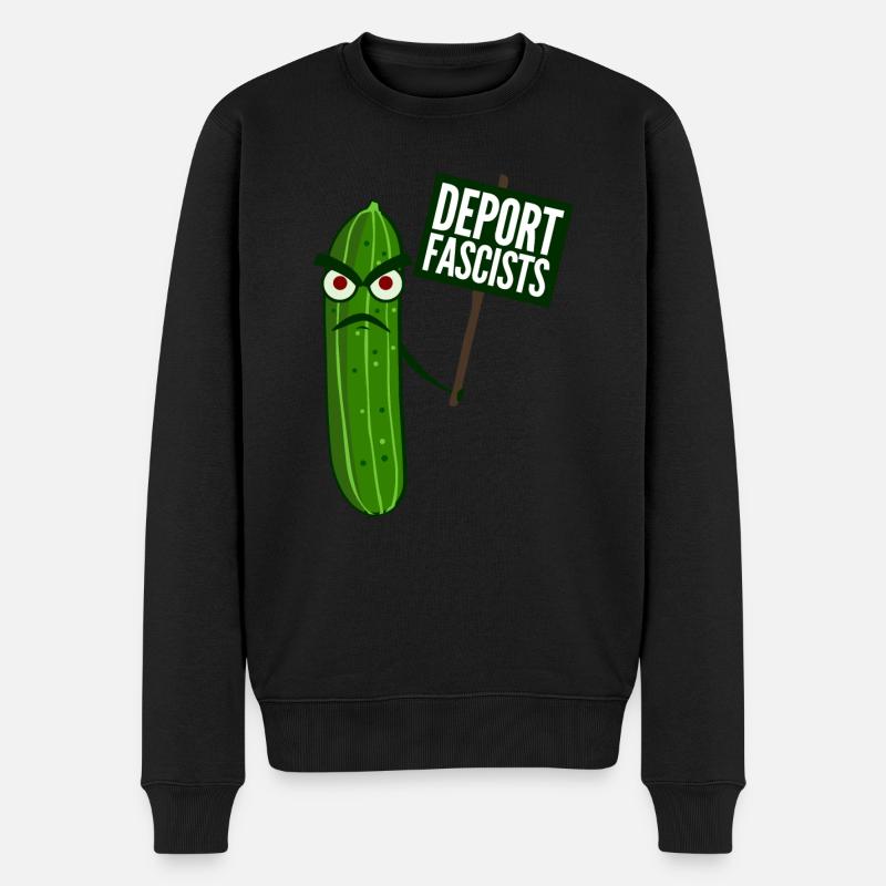 Respect Tolérance Humanité Antifascisme - Pull Premium bio Homme - noir