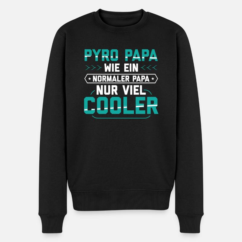Pyro Dad Thé drôle - Pull Premium bio Homme - noir