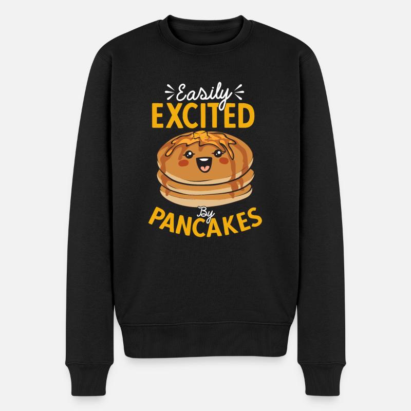 Crêpes Petit-déjeuner Crêpes - Pull Premium bio Homme - noir