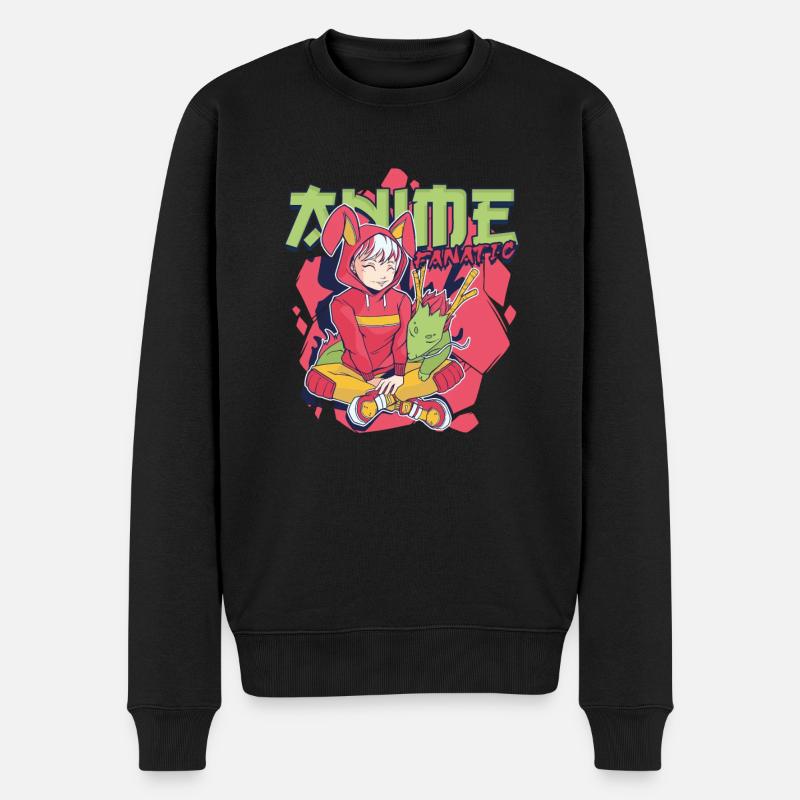 Fanatique d’anime - Pull Premium bio Homme - noir