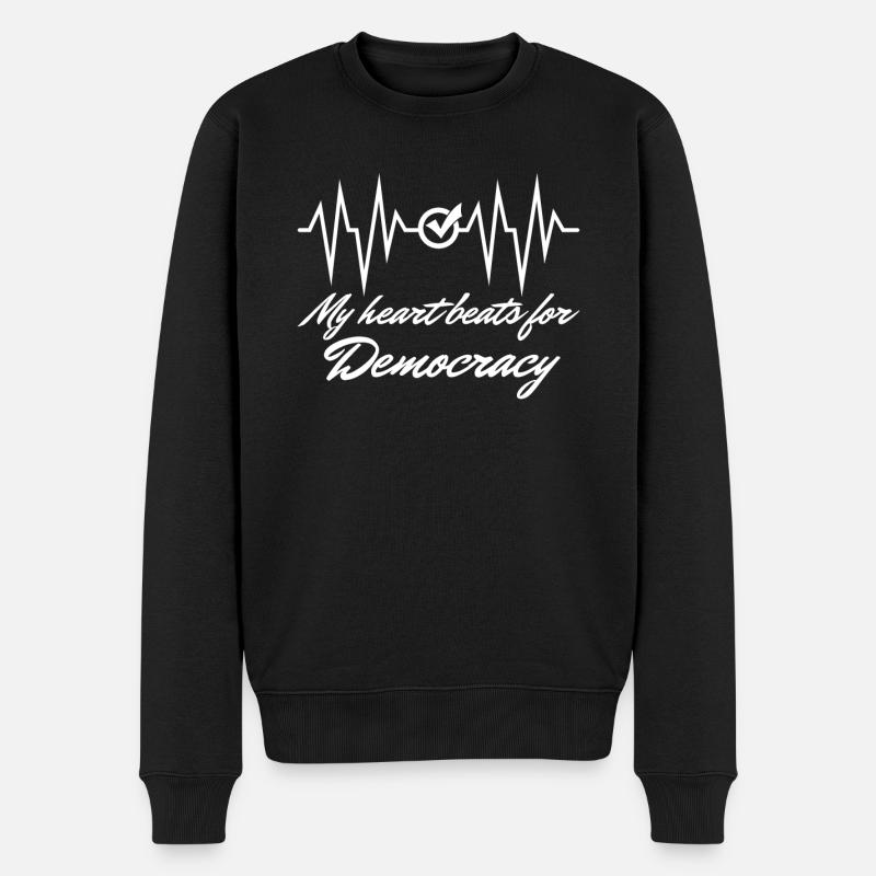 Démocratie Démocrate Élections démocratiques - Pull Premium bio Homme - noir
