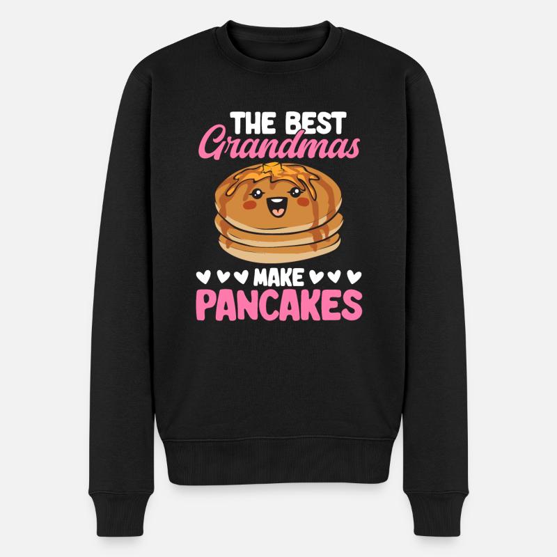 Crêpes Petit-déjeuner Crêpes - Pull Premium bio Homme - noir