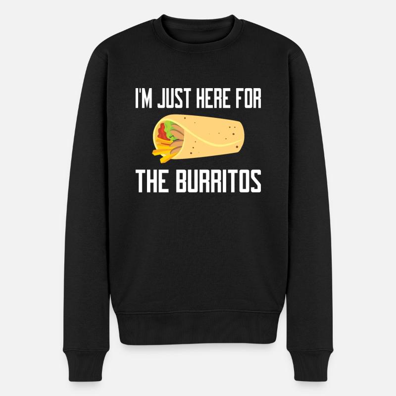Cadeau Burrito - Pull Premium bio Homme - noir