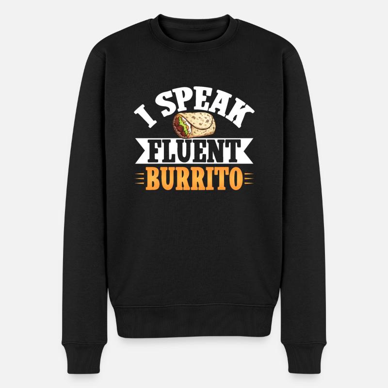 Burrito Gift - Männer Premium Bio Pullover - Schwarz