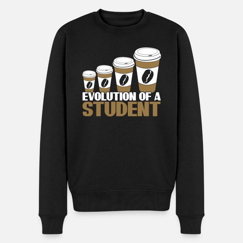 Étudiants Café Etudiant - Pull Premium bio Homme - noir