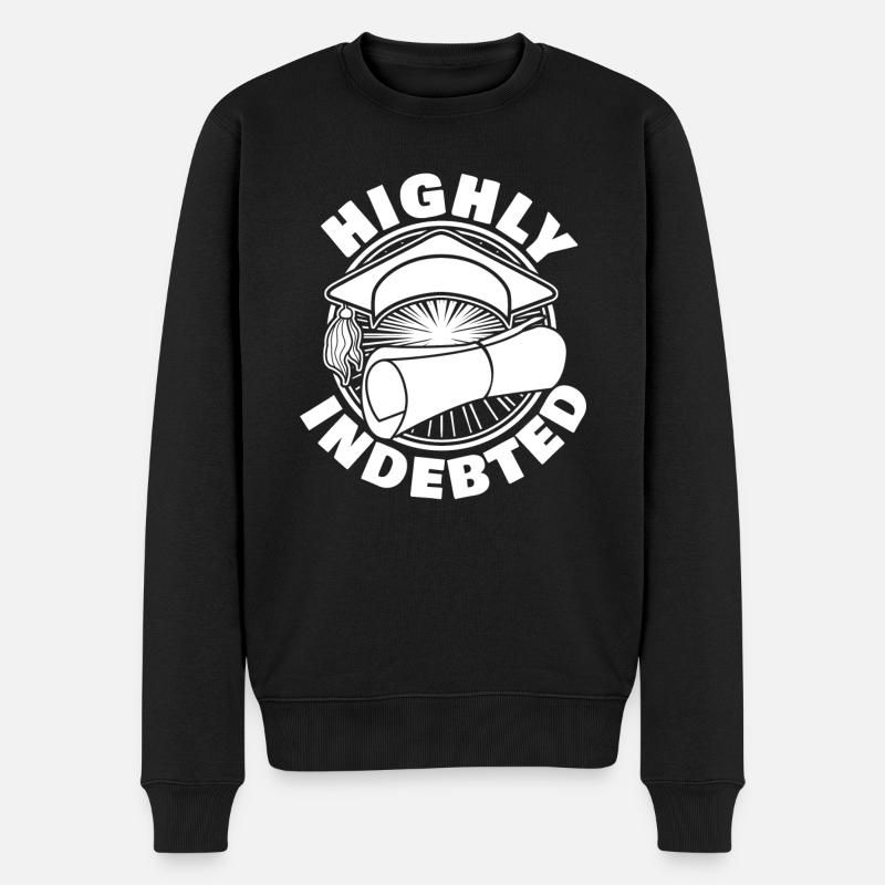 Semester Fee Student Tuition Fee - Männer Premium Bio Pullover - Schwarz