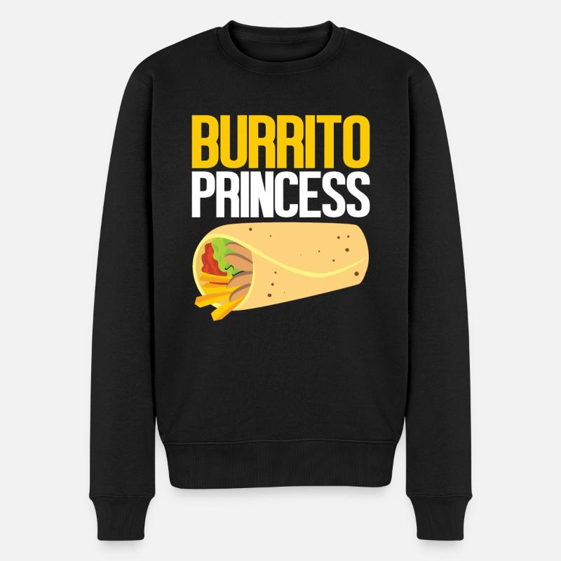 Cadeau Burrito - Pull Premium bio Homme - noir
