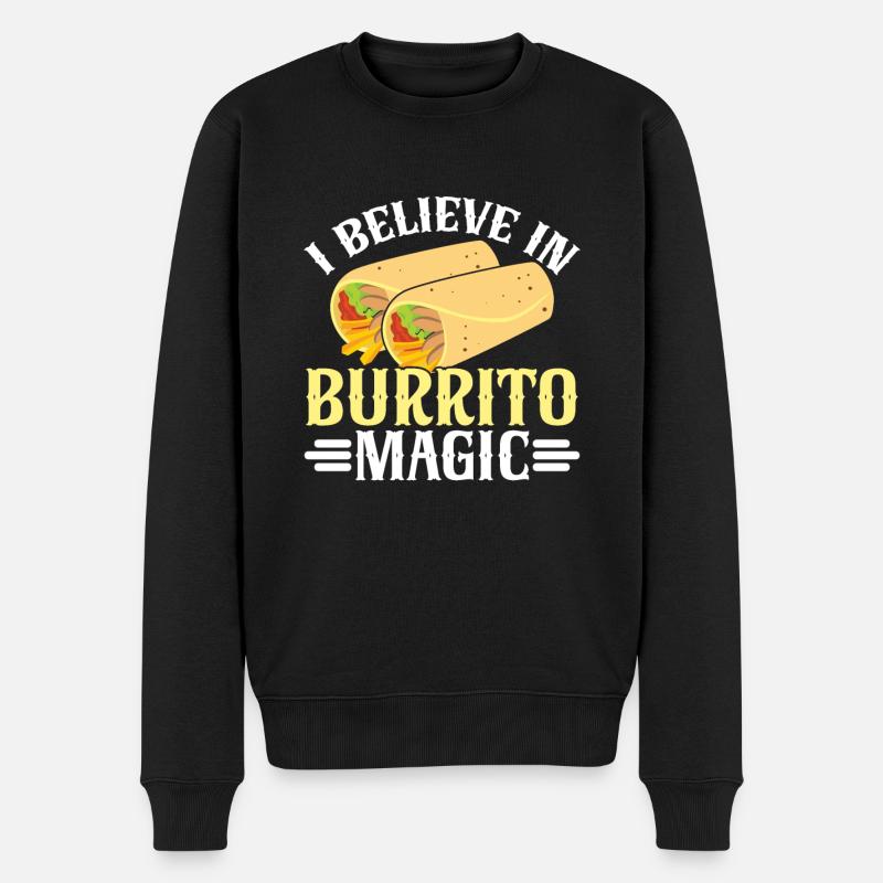 Cadeau Burrito - Pull Premium bio Homme - noir