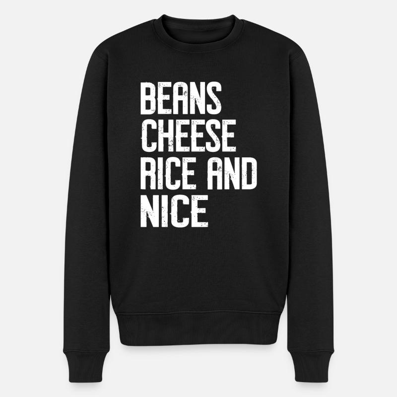 Burrito Gift - Männer Premium Bio Pullover - Schwarz