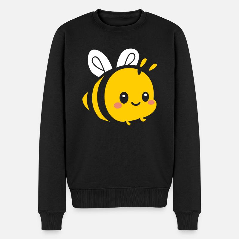 Abeille - Pull Premium bio Homme - noir