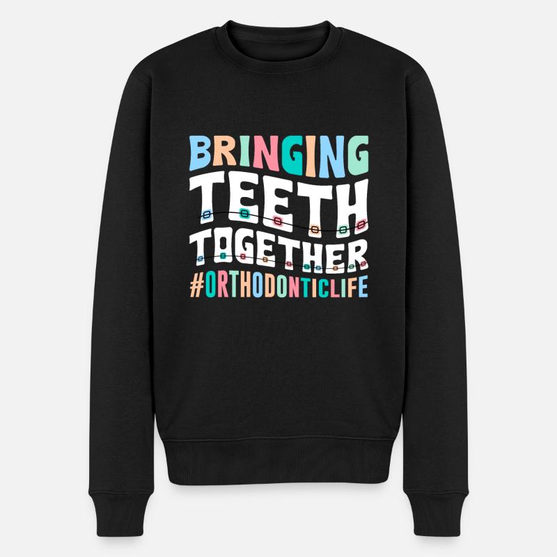Orthodontiste - Pull Premium bio Homme - noir