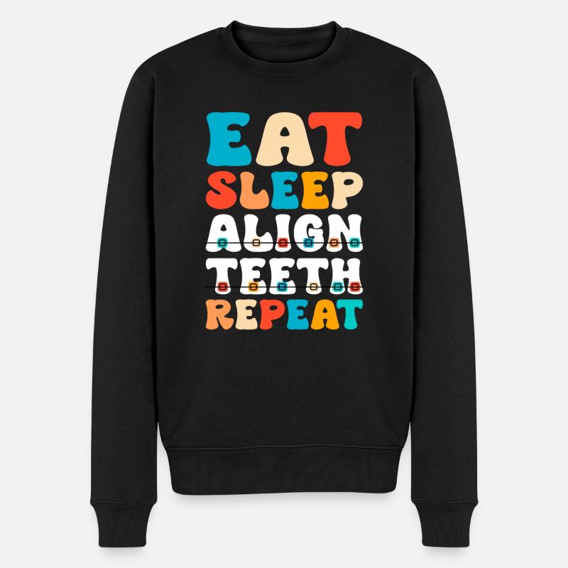 Orthodontiste - Pull Premium bio Homme - noir