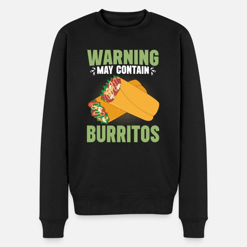 Cadeau Burrito - Pull Premium bio Homme - noir