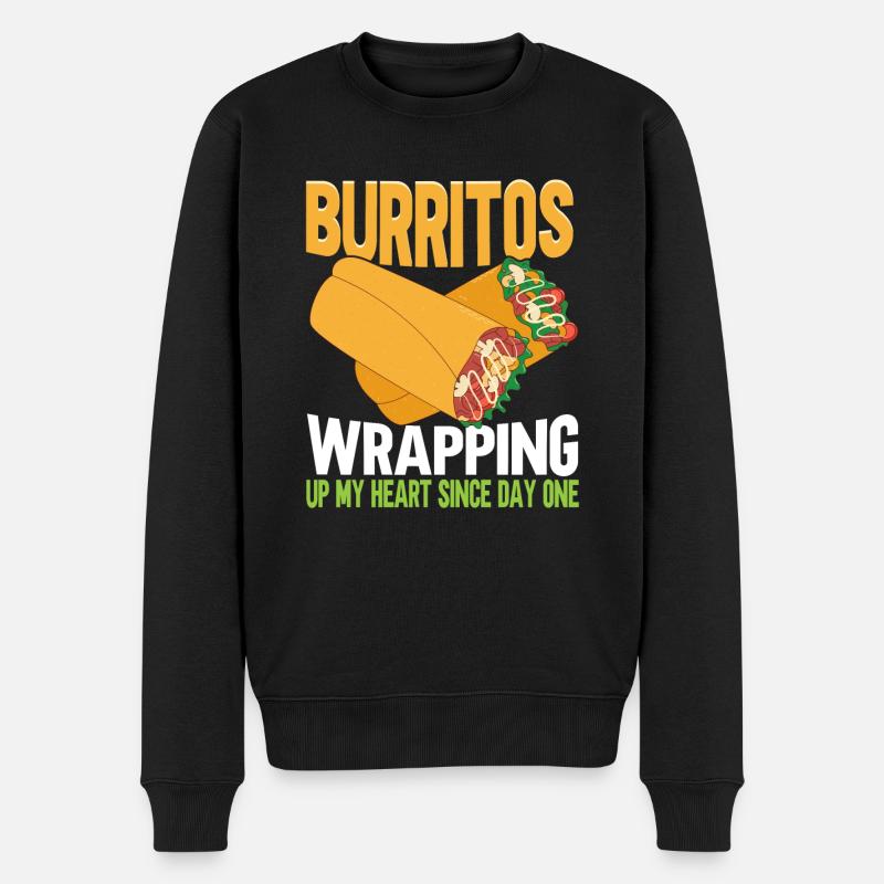 Cadeau Burrito - Pull Premium bio Homme - noir