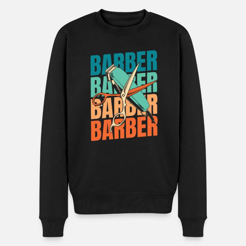 Salon de coiffure - Pull Premium bio Homme - noir