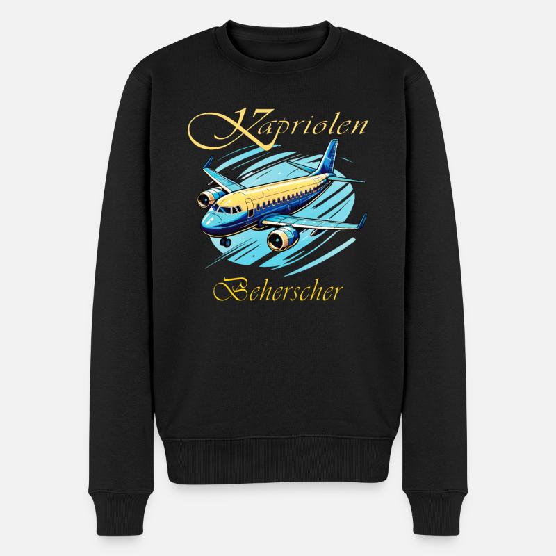 AVION Capers Masters - Pull Premium bio Homme - noir