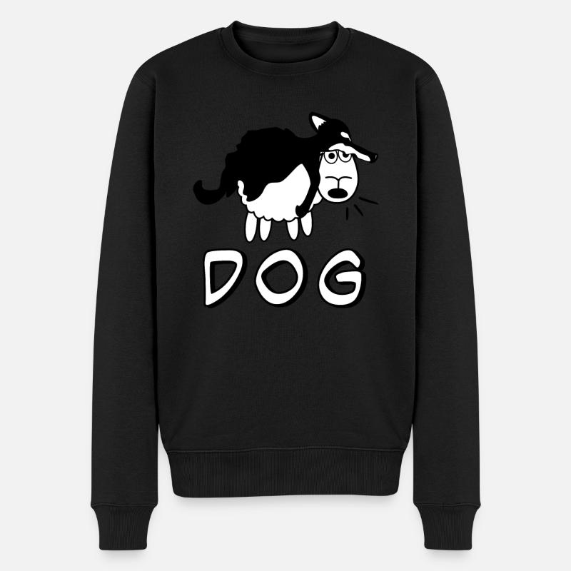 Mouton et chien - Pull Premium bio Homme - noir