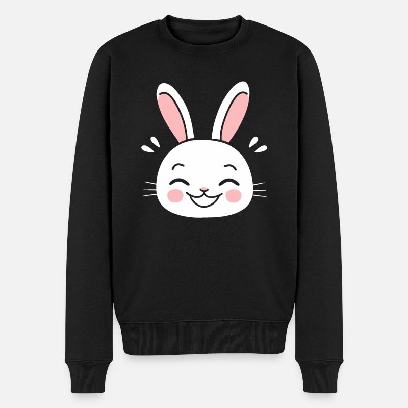 Petit bébé lapin - Pull Premium bio Homme - noir