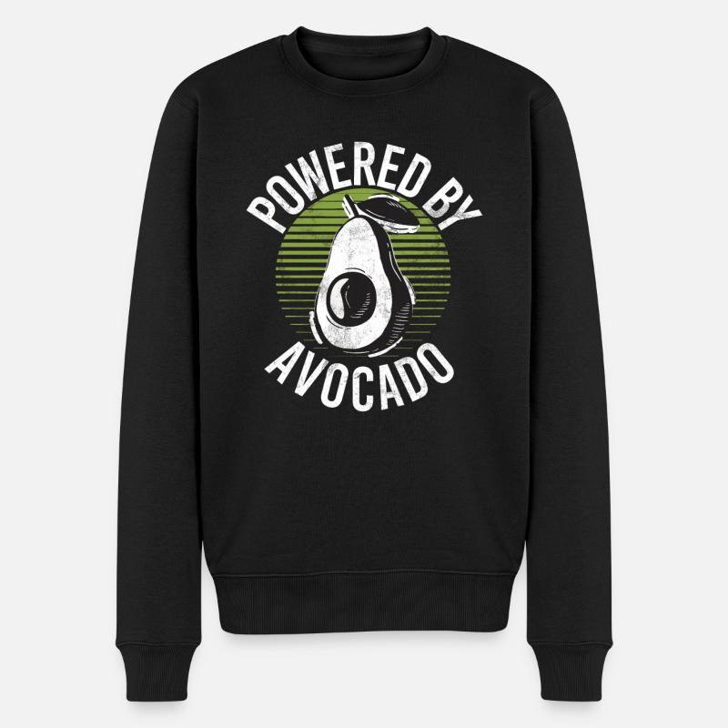 Avocado Gifts - Männer Premium Bio Pullover - Schwarz