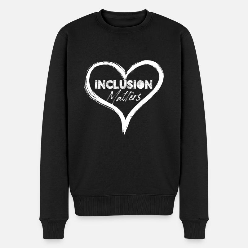 L’inclusion, c’est important, Para-éducateur - Pull Premium bio Homme - noir