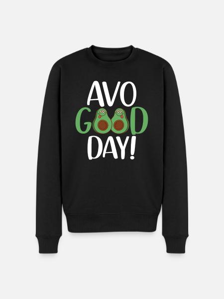 Avocado Gifts - Men's Premium Organic Jumper - black