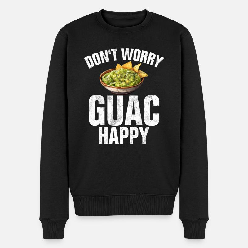Avocado Gifts - Männer Premium Bio Pullover - Schwarz