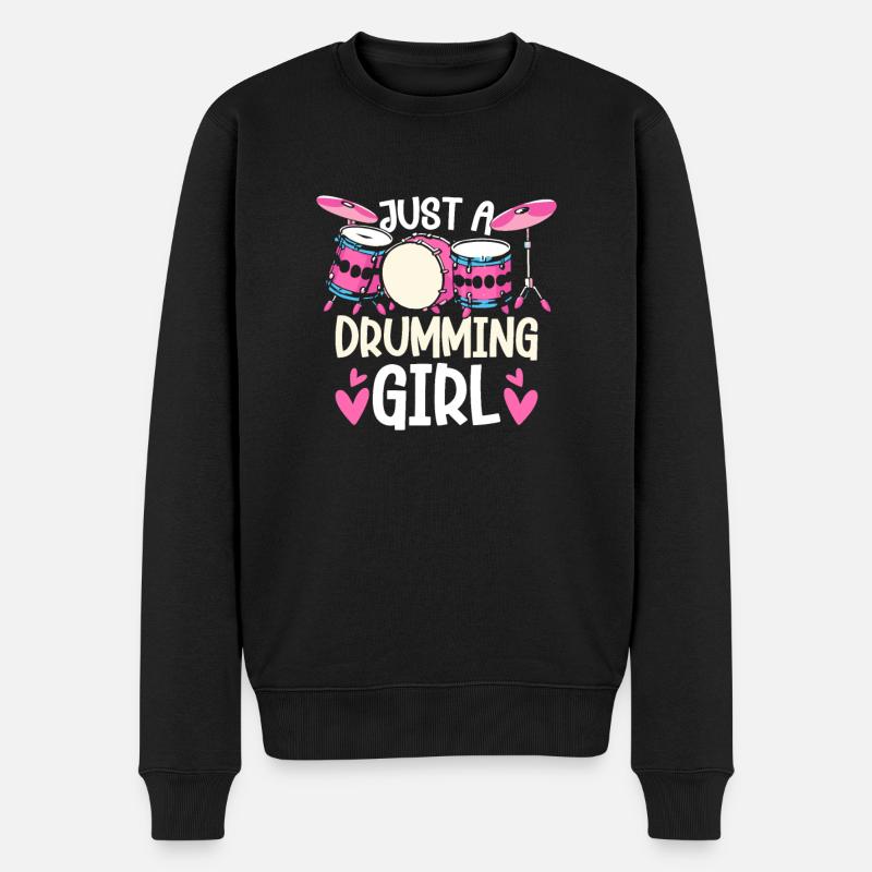 Drums Drummers Drummers - Men's Premium Organic Jumper - black