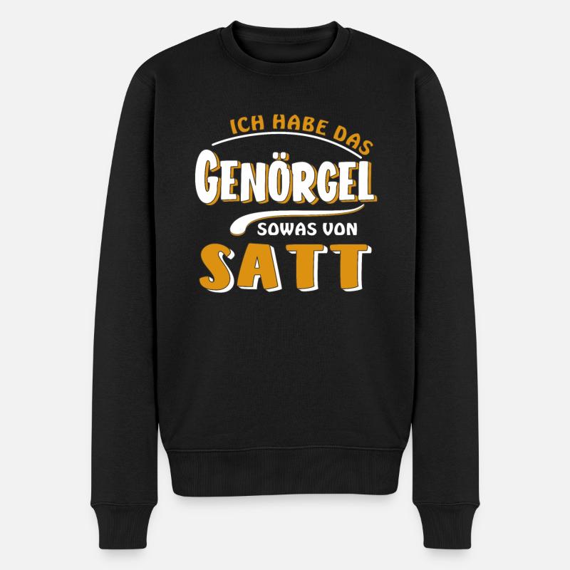 J’EN AI MARRE DES HARCÈLEMENTS - Pull Premium bio Homme - noir