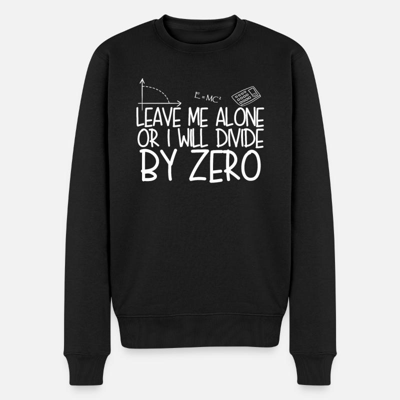 Math Maths Teacher Mathematics - Männer Premium Bio Pullover - Schwarz