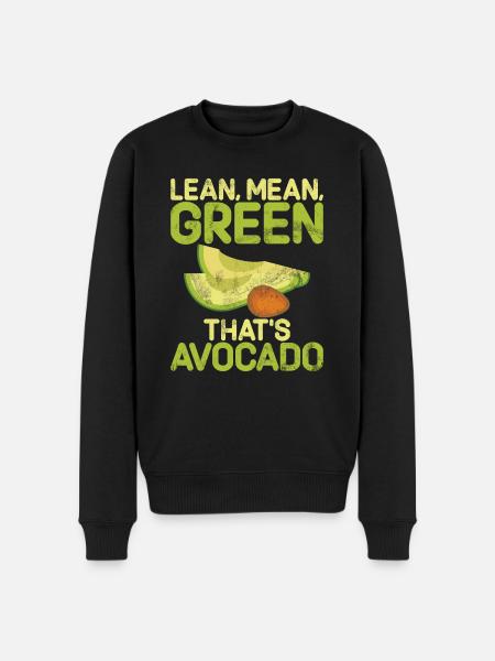 Avocado Gifts - Men's Premium Organic Jumper - black