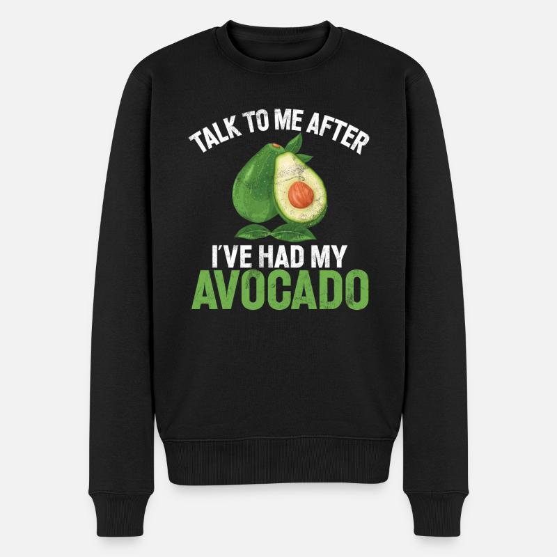 Avocado Gifts - Männer Premium Bio Pullover - Schwarz