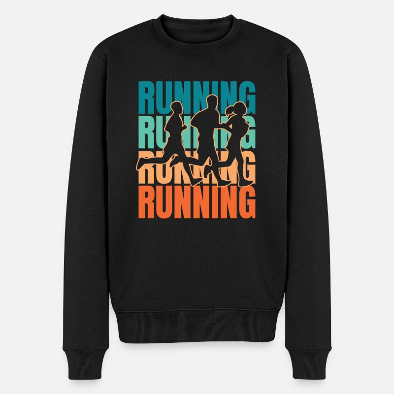 Xc Runner Course de cross-country - Pull Premium bio Homme - noir
