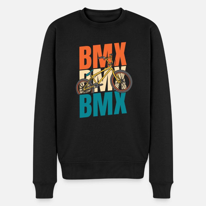 Bmx Bmx Biker - Pull Premium bio Homme - noir