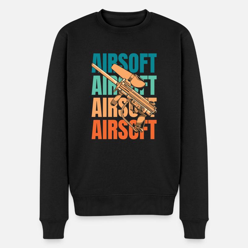 L’airsoft - Pull Premium bio Homme - noir