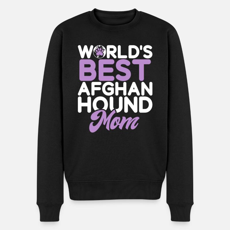 Cadeaux pour les chiens afghans - Pull Premium bio Homme - noir