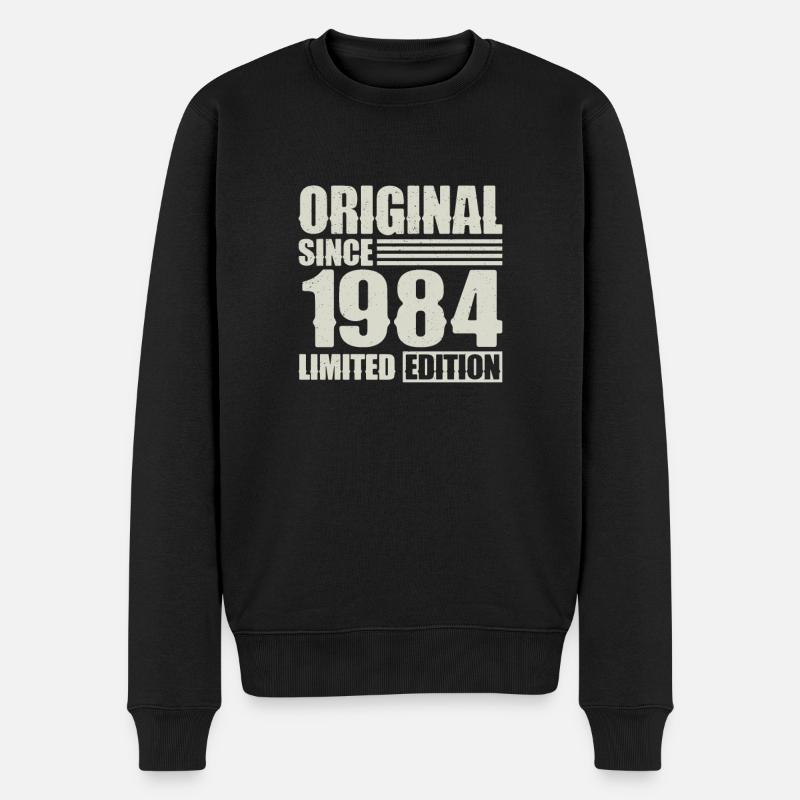 Original depuis 1984 Anniversaire 40 ans - Pull Premium bio Homme - noir