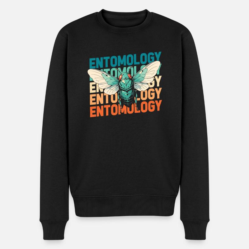 Entomologie Entomologiste Insecte - Pull Premium bio Homme - noir