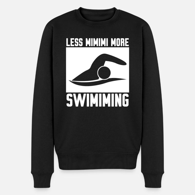 Triathlon Nageur Natation - Pull Premium bio Homme - noir