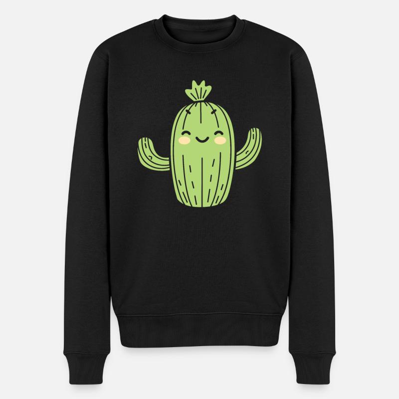 Cactus - Pull Premium bio Homme - noir