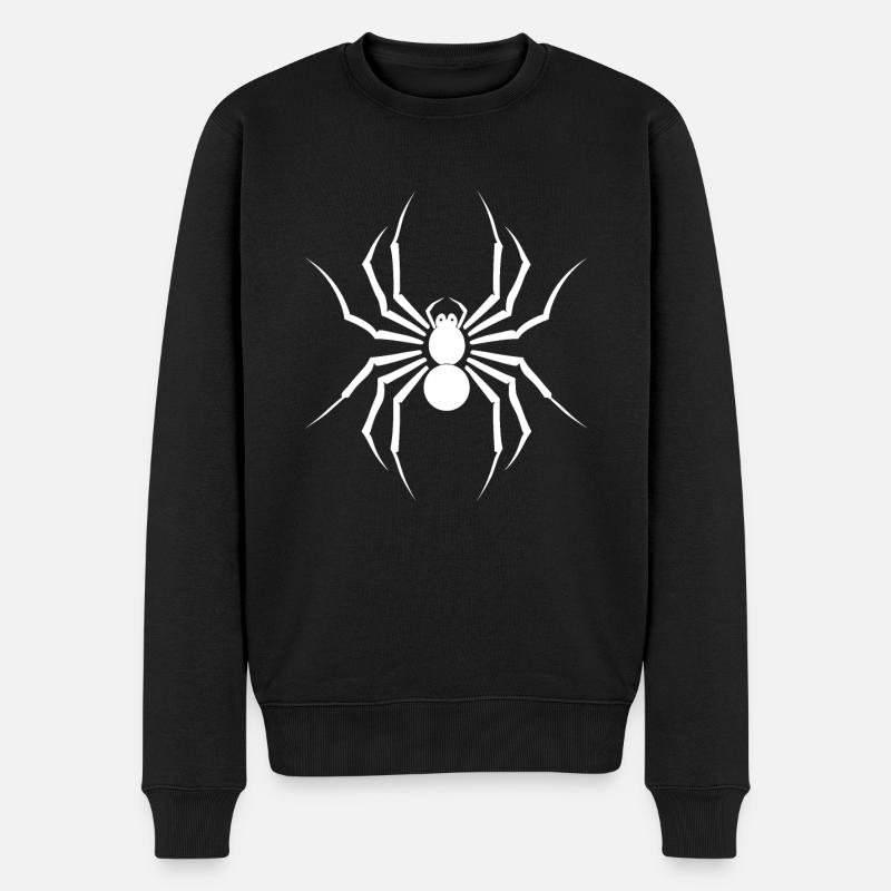 araignée - Pull Premium bio Homme - noir