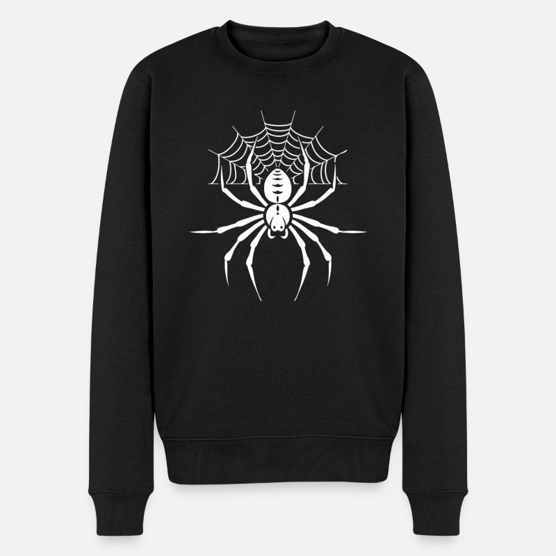 araignée - Pull Premium bio Homme - noir