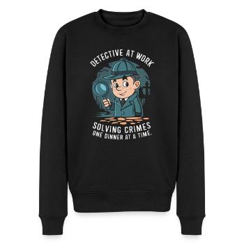 Meurtre Mystère Tenue De Dîner, Fête, Scène De Crime - Pull Premium bio Homme - noir - Devant - Nico (187cm)