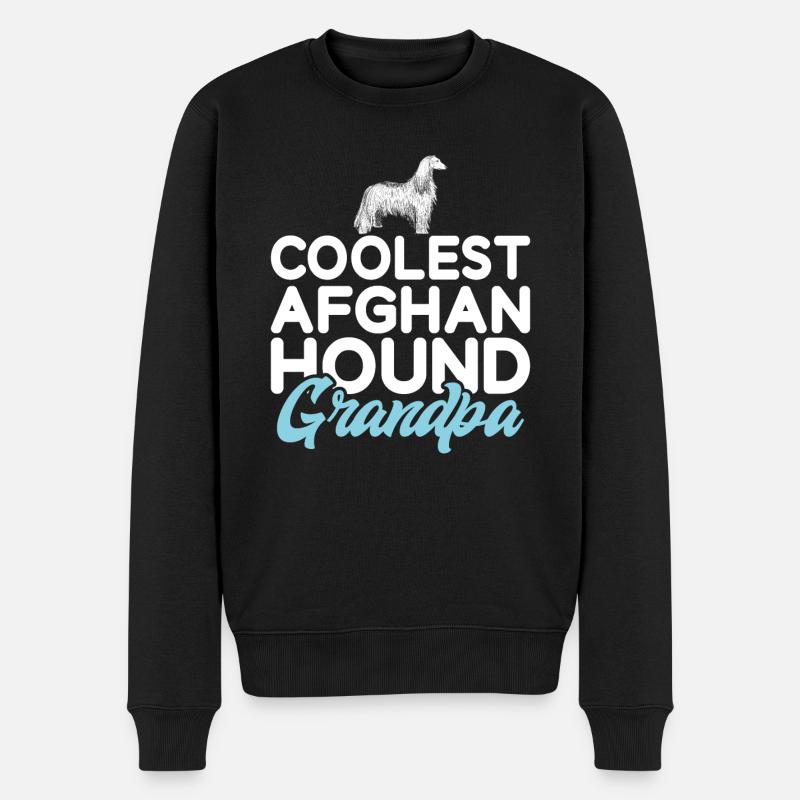 Cadeaux pour les chiens afghans - Pull Premium bio Homme - noir