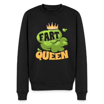 Furz Furzen Pupsen - Männer Premium Bio Pullover - Schwarz - Vorne - Nico (187cm)