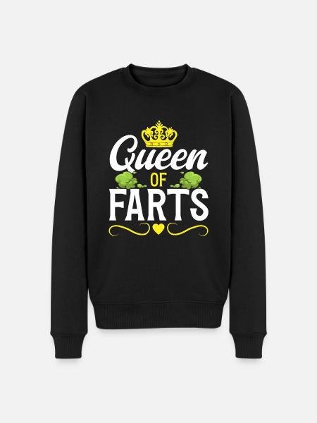 fart farting farting farting - Men's Premium Organic Jumper - black