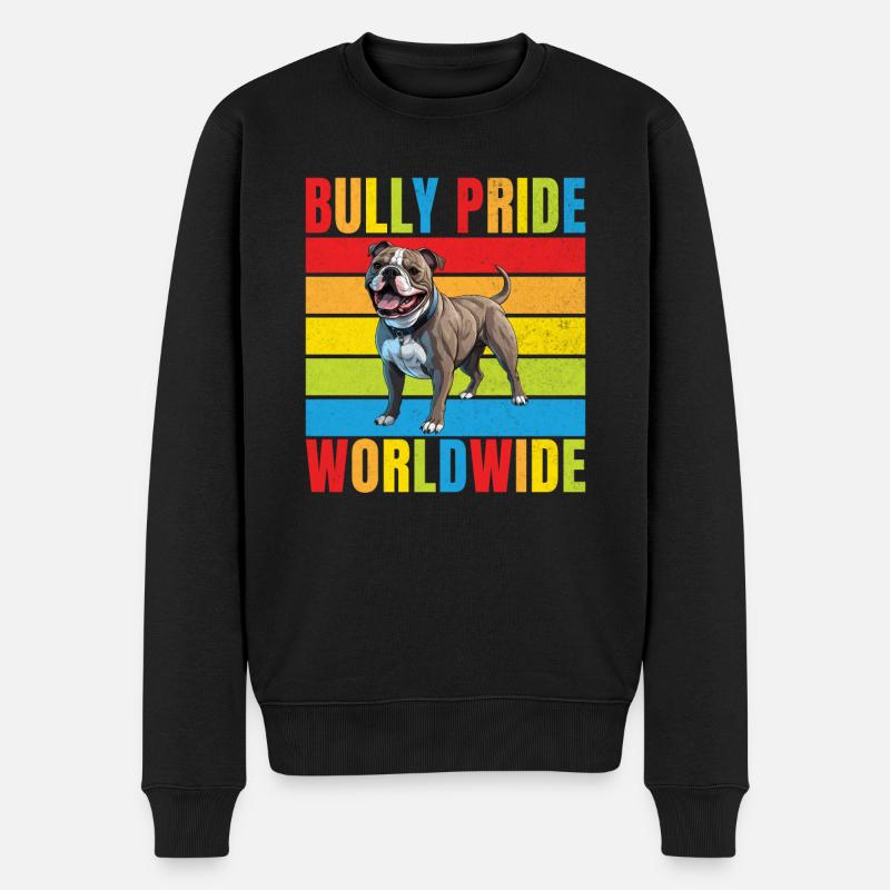 Cadeaux American Bully - Pull Premium bio Homme - noir