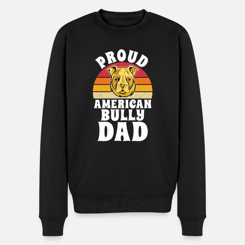 Cadeaux American Bully - Pull Premium bio Homme - noir