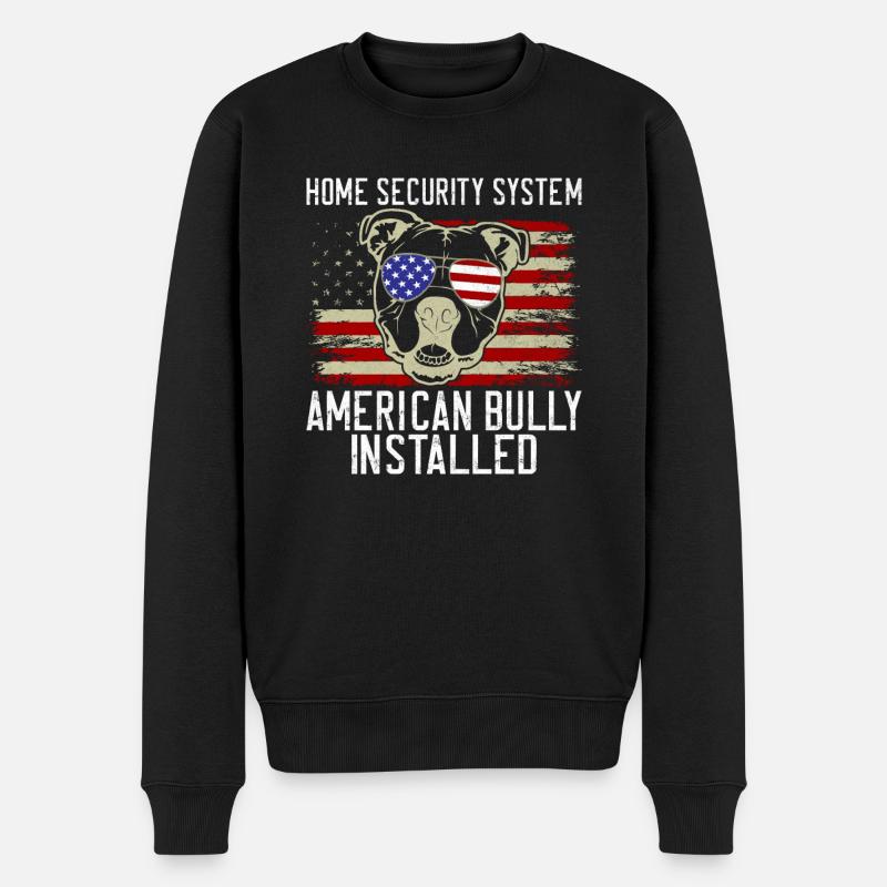 Cadeaux American Bully - Pull Premium bio Homme - noir