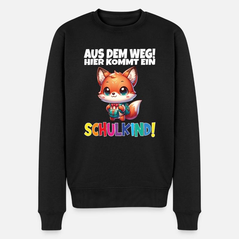 Écolier 2024 entrant à l'école - Pull Premium bio Homme - noir