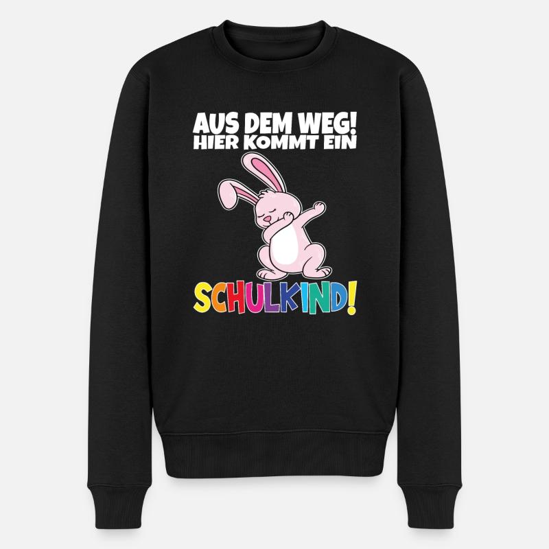 Écolier 2024 entrant à l'école - Pull Premium bio Homme - noir